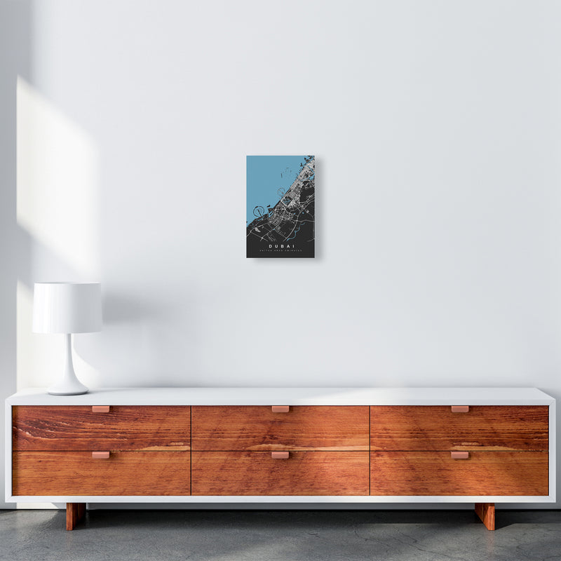 Dubai Art Print by UrbanMaps A4 Canvas