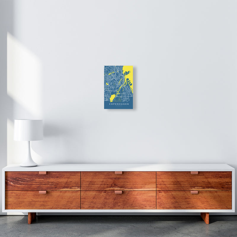 Copenhagen I Art Print by UrbanMaps A4 Canvas