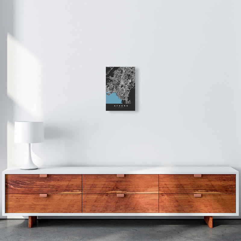 Athens Art Print by UrbanMaps A4 Canvas