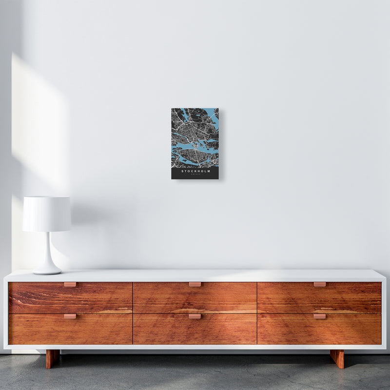 Stockholm Art Print by UrbanMaps A4 Canvas