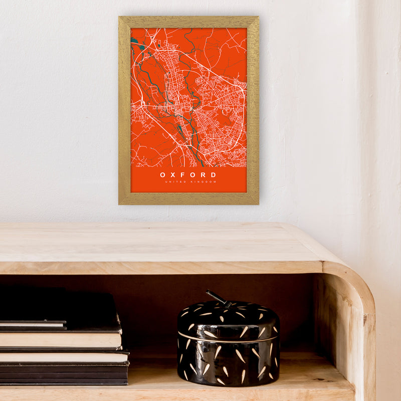 Oxford I Art Print by UrbanMaps A4 Print Only