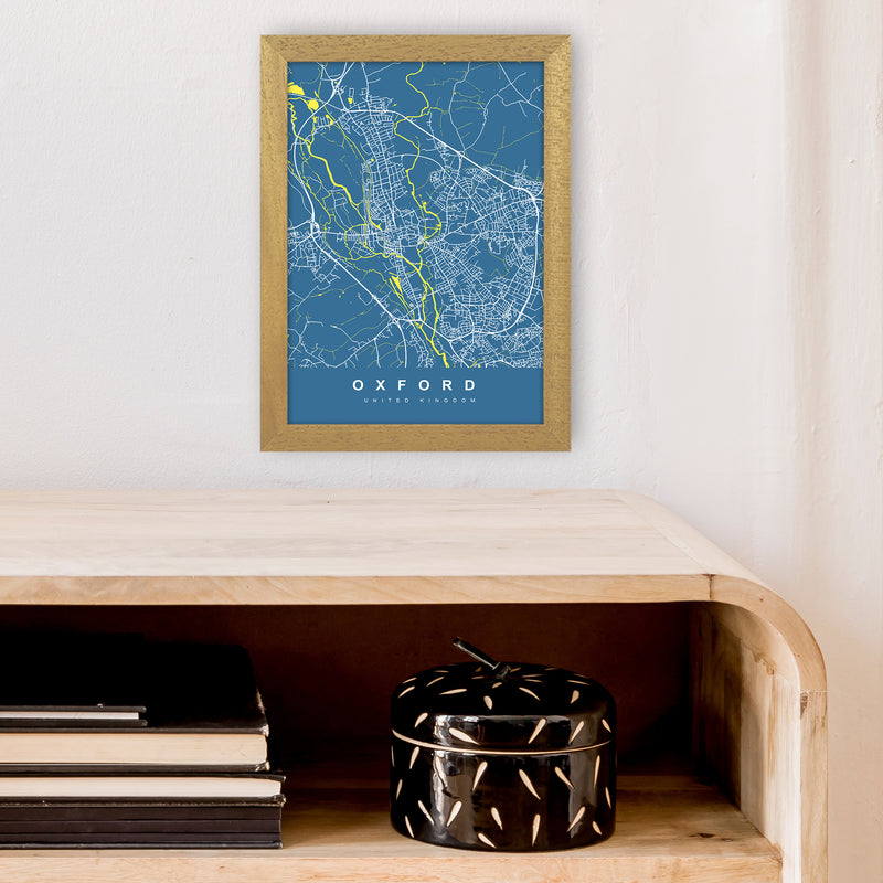 Oxford II Art Print by UrbanMaps A4 Print Only