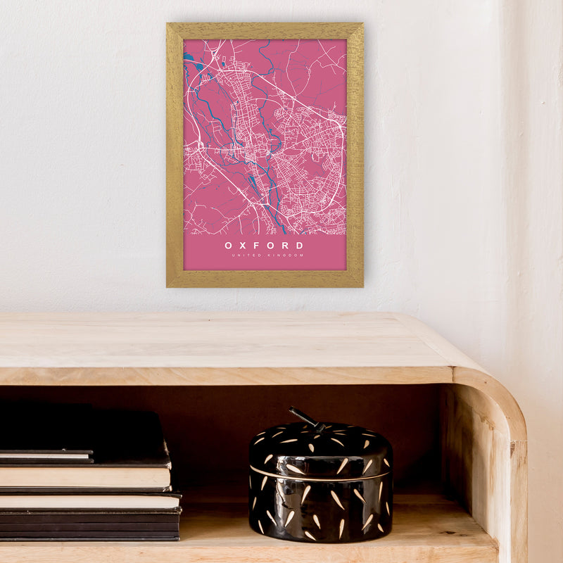 Oxford III Art Print by UrbanMaps A4 Print Only