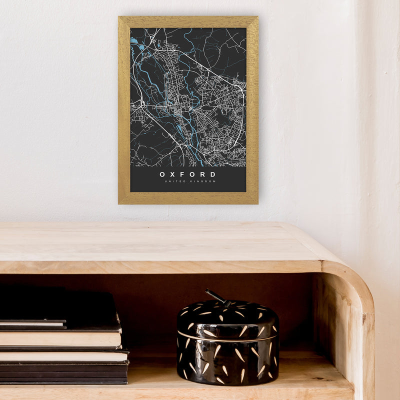 Oxford IV Art Print by UrbanMaps A4 Print Only