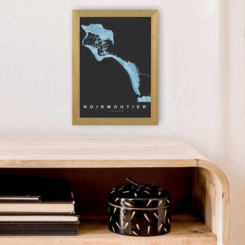 Noirmoutier Art Print by UrbanMaps A4 Print Only