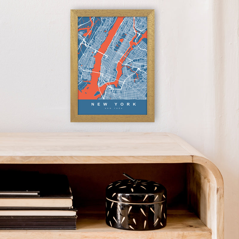New York I Art Print by UrbanMaps A4 Print Only