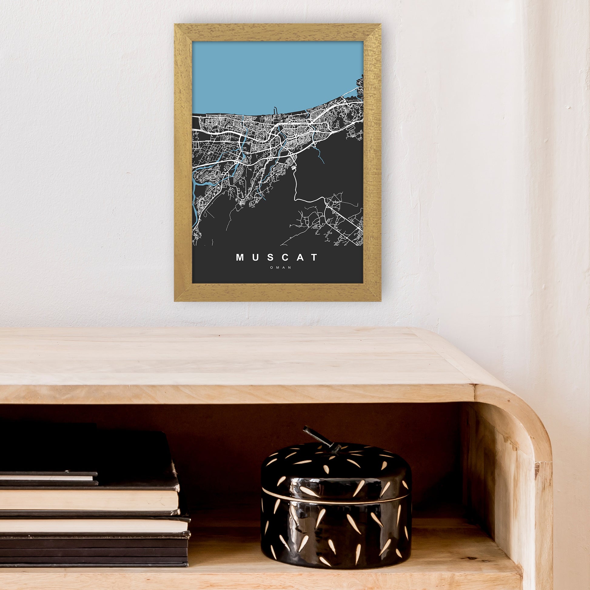 Muscat Art Print by UrbanMaps A4 Print Only