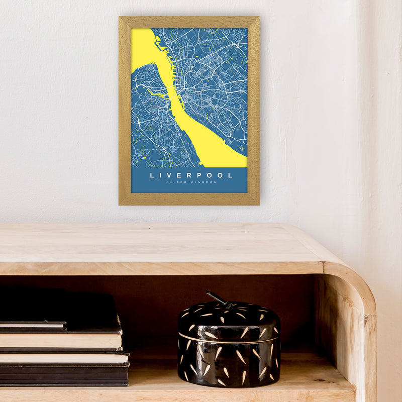 Liverpool I Art Print by UrbanMaps A4 Print Only