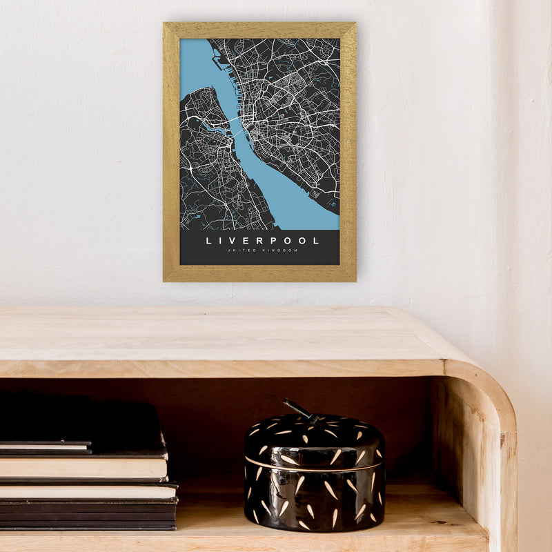 Liverpool II Art Print by UrbanMaps A4 Print Only