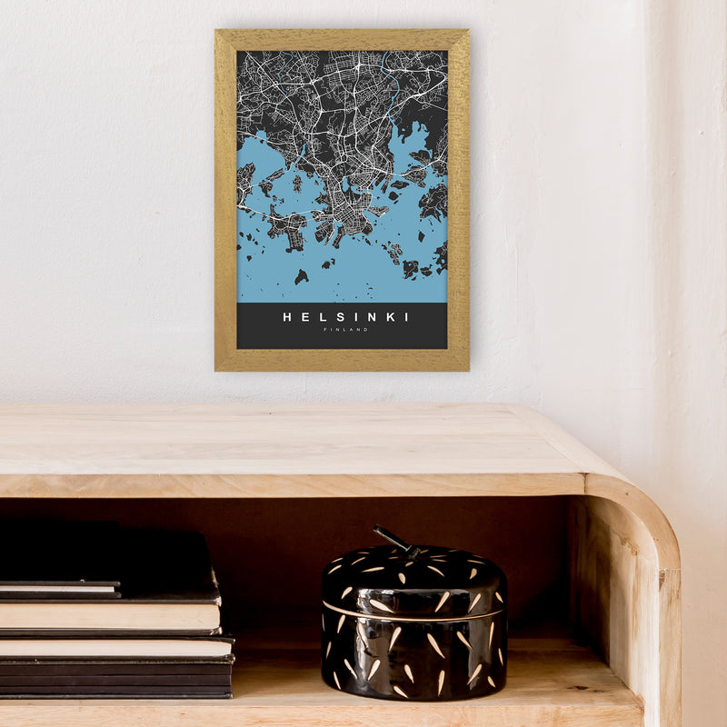 Helsinki Art Print by UrbanMaps A4 Print Only