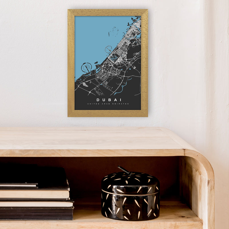 Dubai Art Print by UrbanMaps A4 Print Only