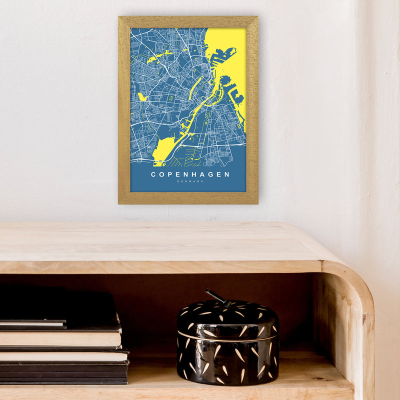 Copenhagen I Art Print by UrbanMaps A4 Print Only