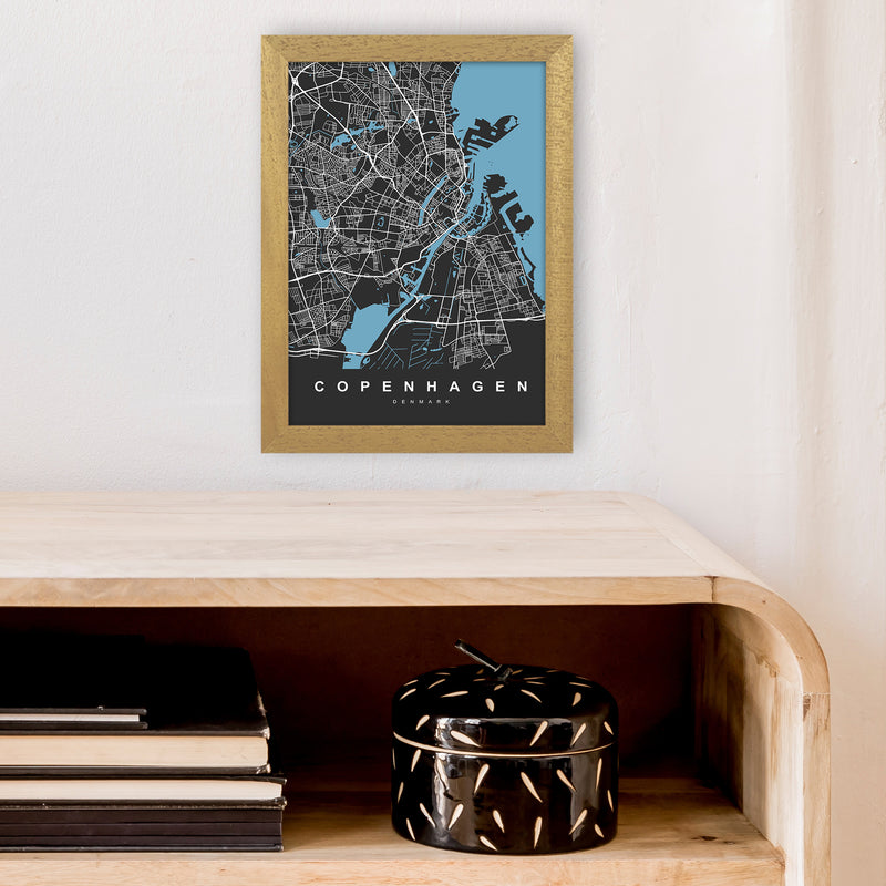 Copenhagen II Art Print by UrbanMaps A4 Print Only