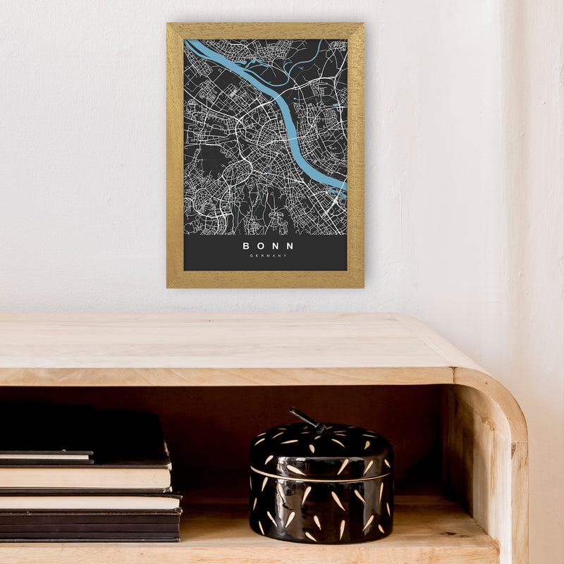 Bonn Art Print by UrbanMaps A4 Print Only