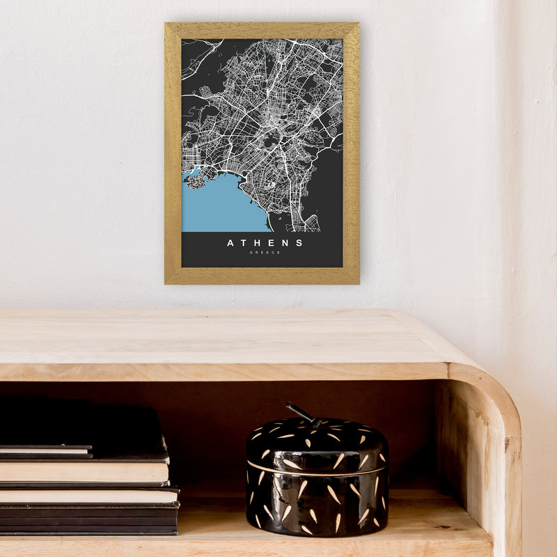 Athens Art Print by UrbanMaps A4 Print Only
