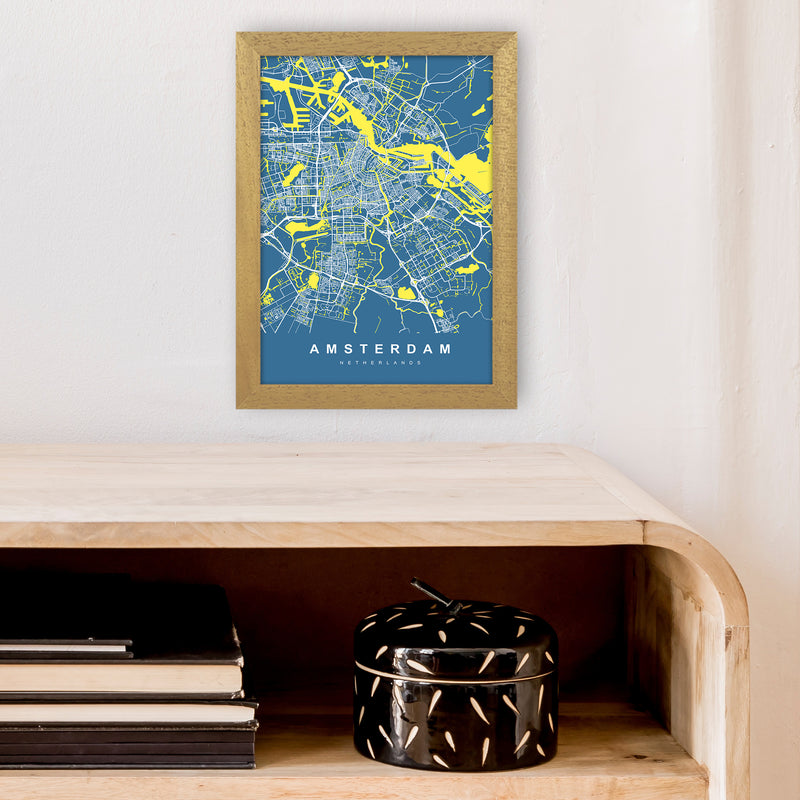 Amsterdam I Art Print by UrbanMaps A4 Print Only