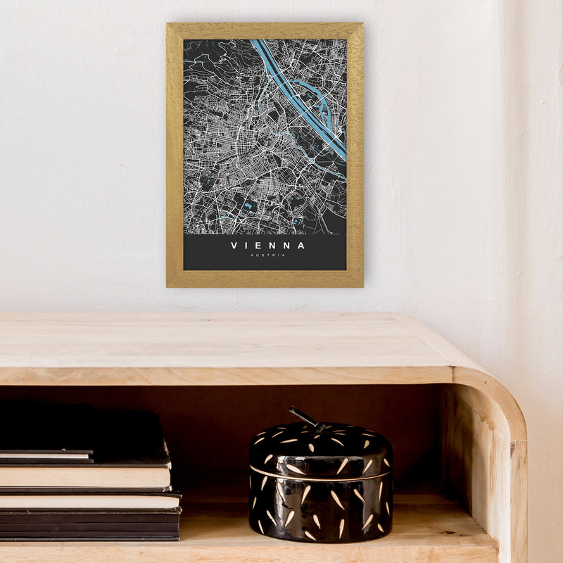 Vienna Art Print by UrbanMaps A4 Print Only