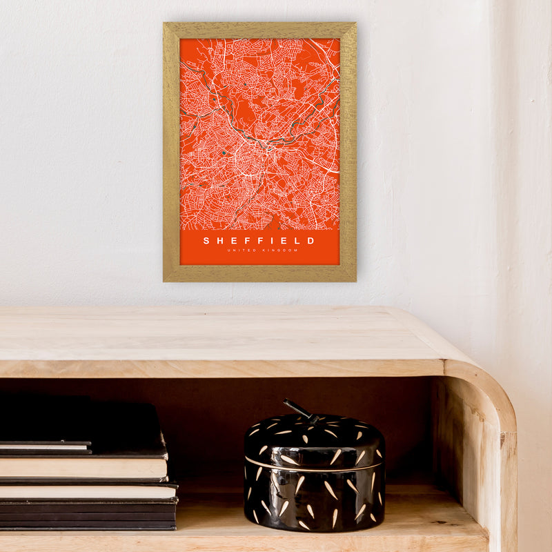 Sheffield I Art Print by UrbanMaps A4 Print Only