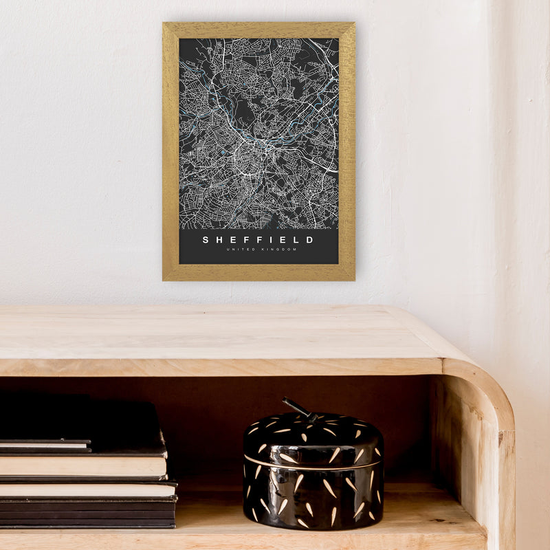 Sheffield III Art Print by UrbanMaps A4 Print Only