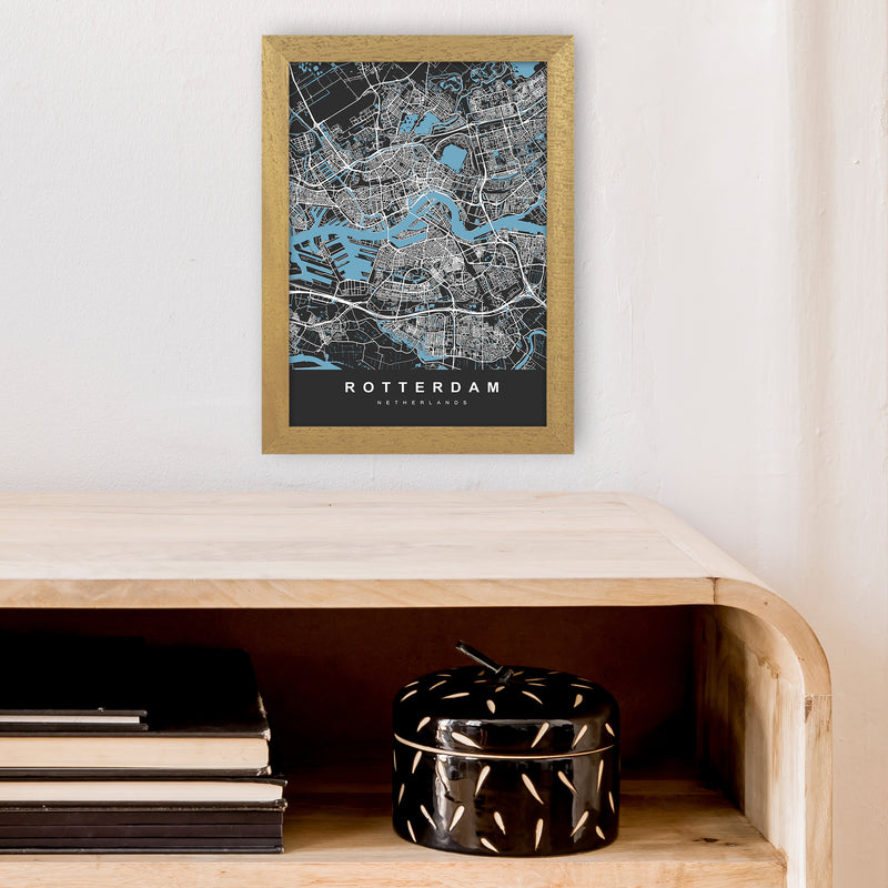 Rotterdam Art Print by UrbanMaps A4 Print Only