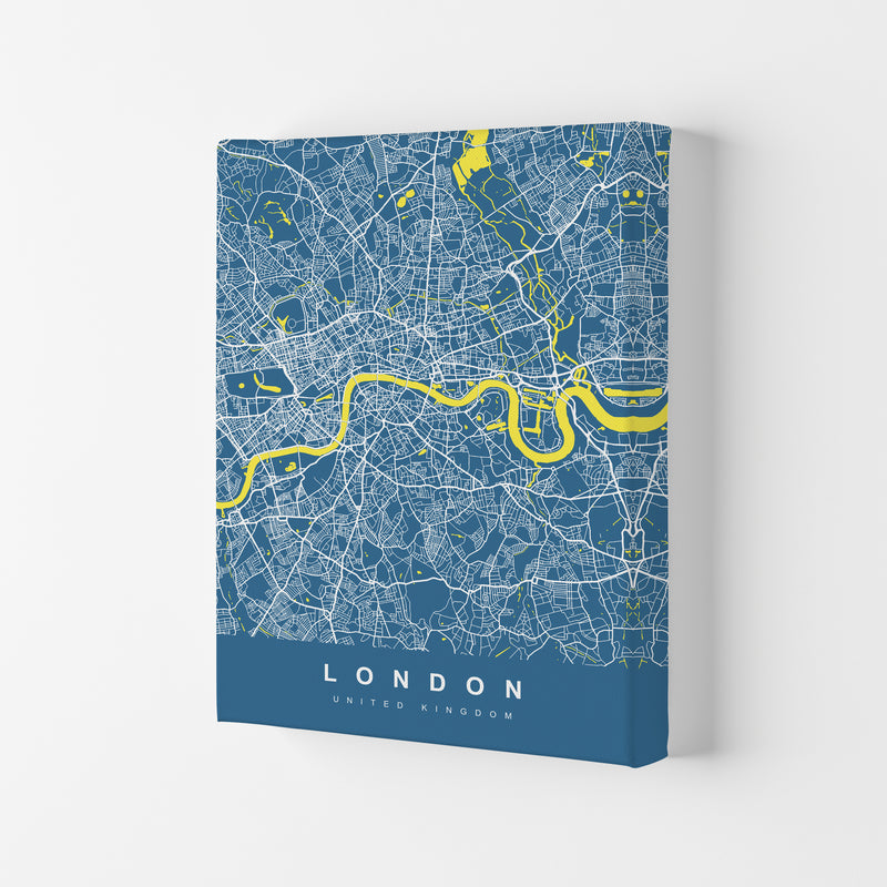 London II Art Print by UrbanMaps Canvas