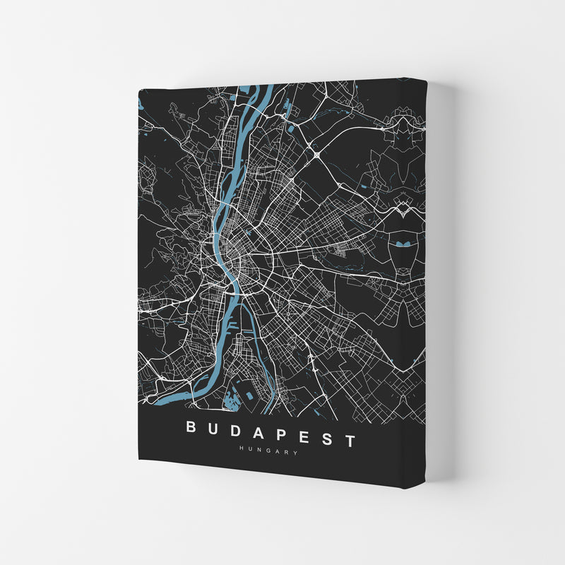 Budapest Art Print by UrbanMaps Canvas