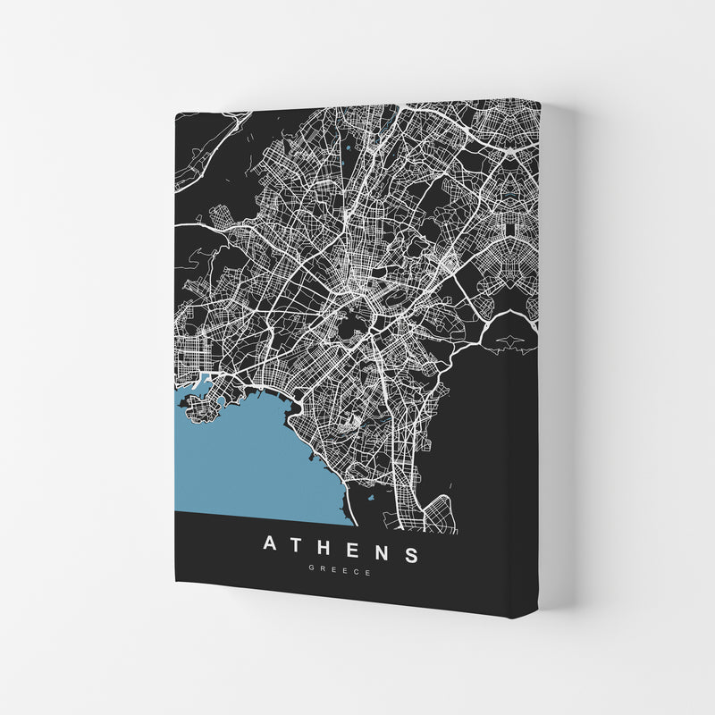 Athens Art Print by UrbanMaps Canvas