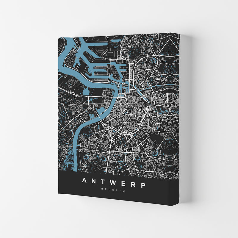 Antwerp Art Print by UrbanMaps Canvas