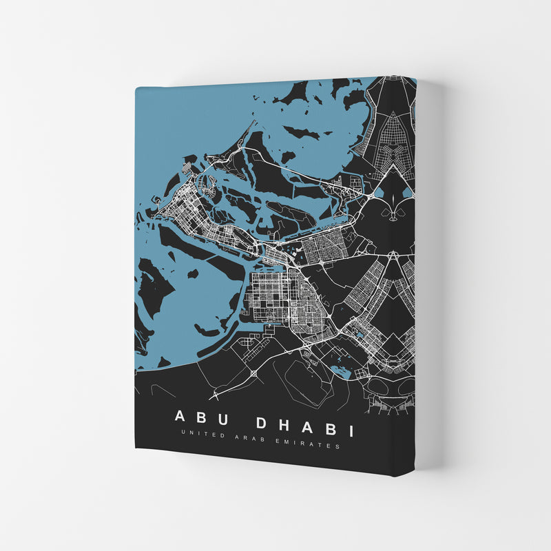 Abu Dhabi Art Print by UrbanMaps Canvas