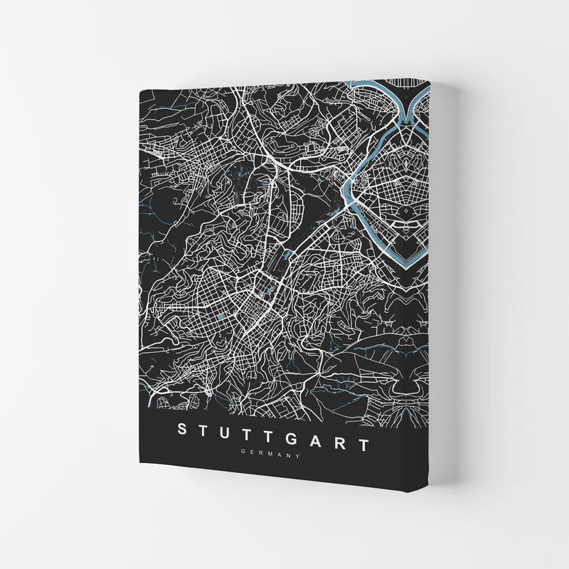 Stuttgart Art Print by UrbanMaps Canvas
