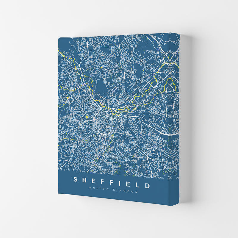 Sheffield II Art Print by UrbanMaps Canvas