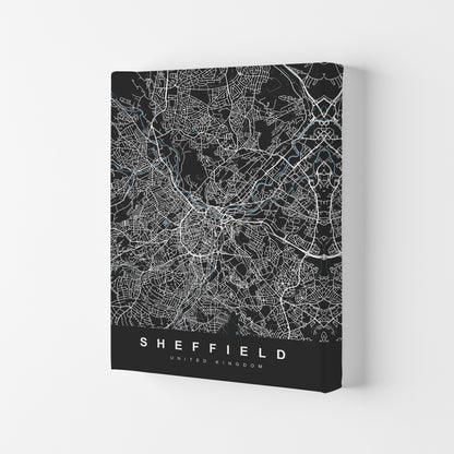 Sheffield III Art Print by UrbanMaps Canvas