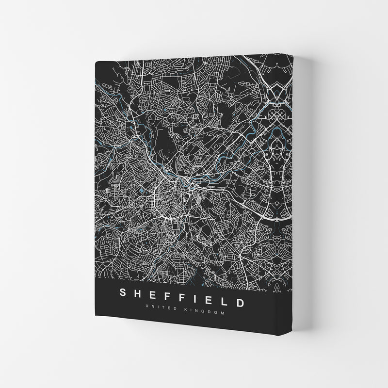 Sheffield III Art Print by UrbanMaps Canvas