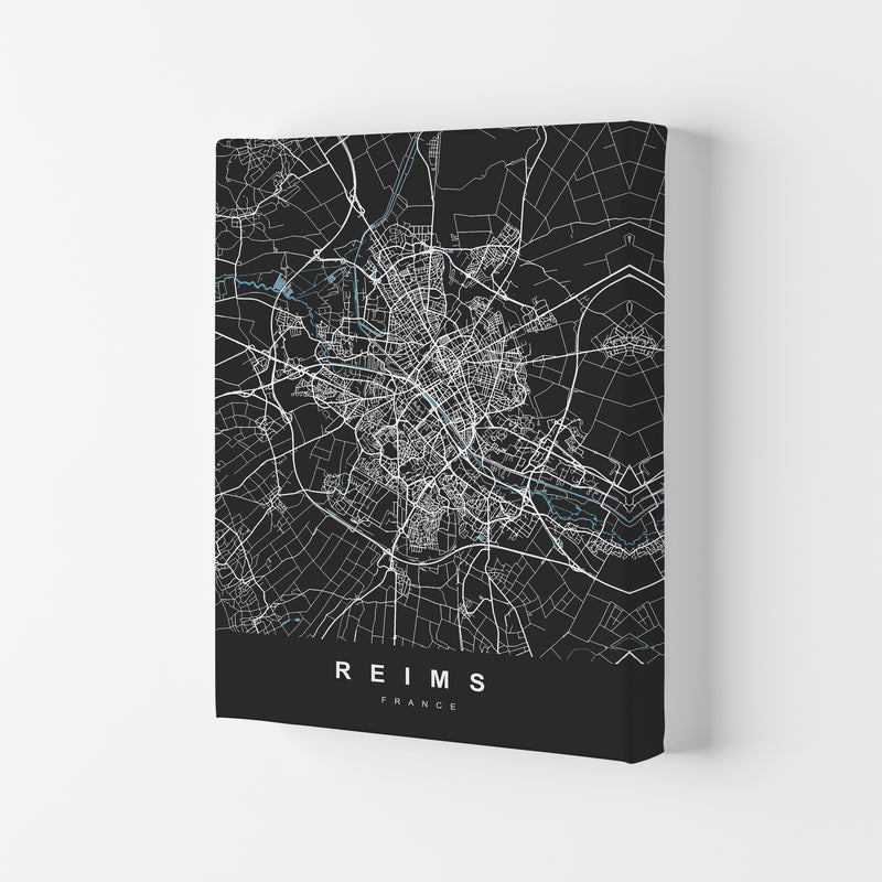 Reims Art Print by UrbanMaps Canvas