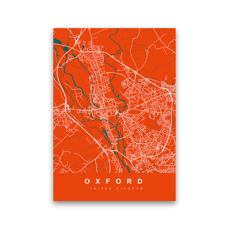 Oxford I Art Print by UrbanMaps Print Only