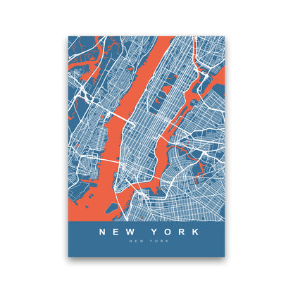 New York I Art Print by UrbanMaps Print Only