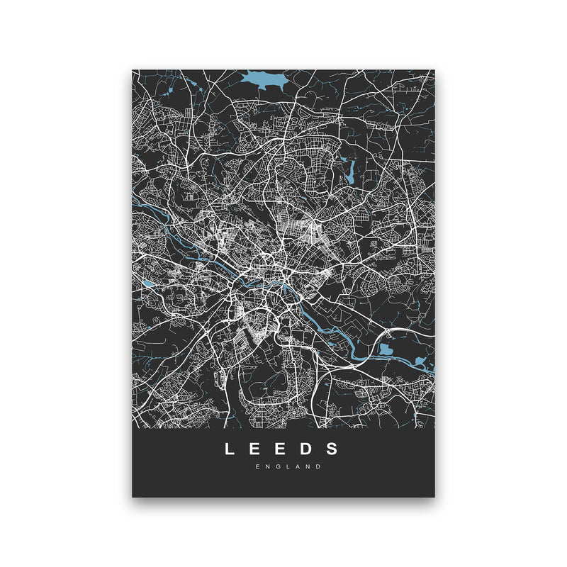 Leeds III Art Print by UrbanMaps Print Only