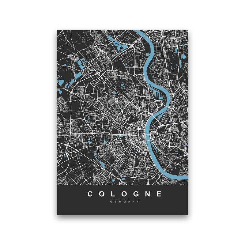 Cologne Art Print by UrbanMaps Print Only