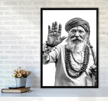 Portrait II Photography Print by Victoria Frost A1 White Frame