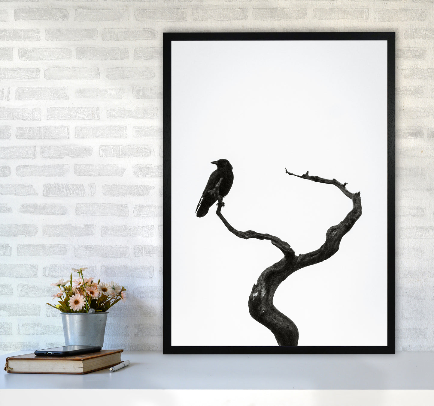 On the look out Photography Print by Victoria Frost A1 White Frame