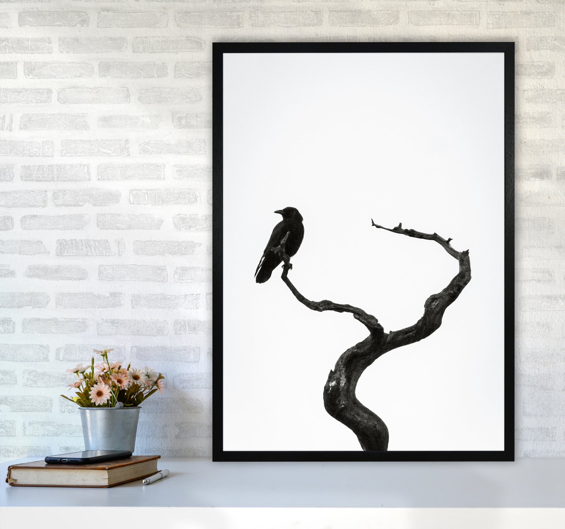 On the look out Photography Print by Victoria Frost A1 White Frame