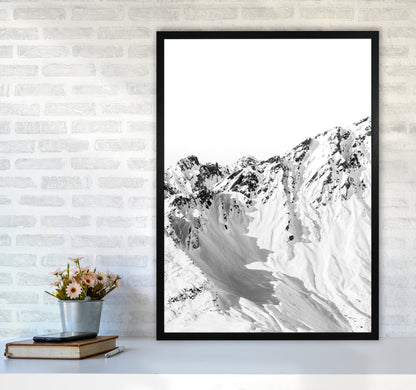 Mountains Edge Photography Print by Victoria Frost A1 White Frame