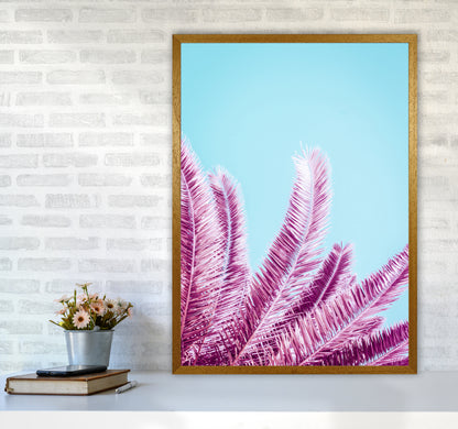 Pink Palm Trees Photography Print by Victoria Frost A1 Print Only