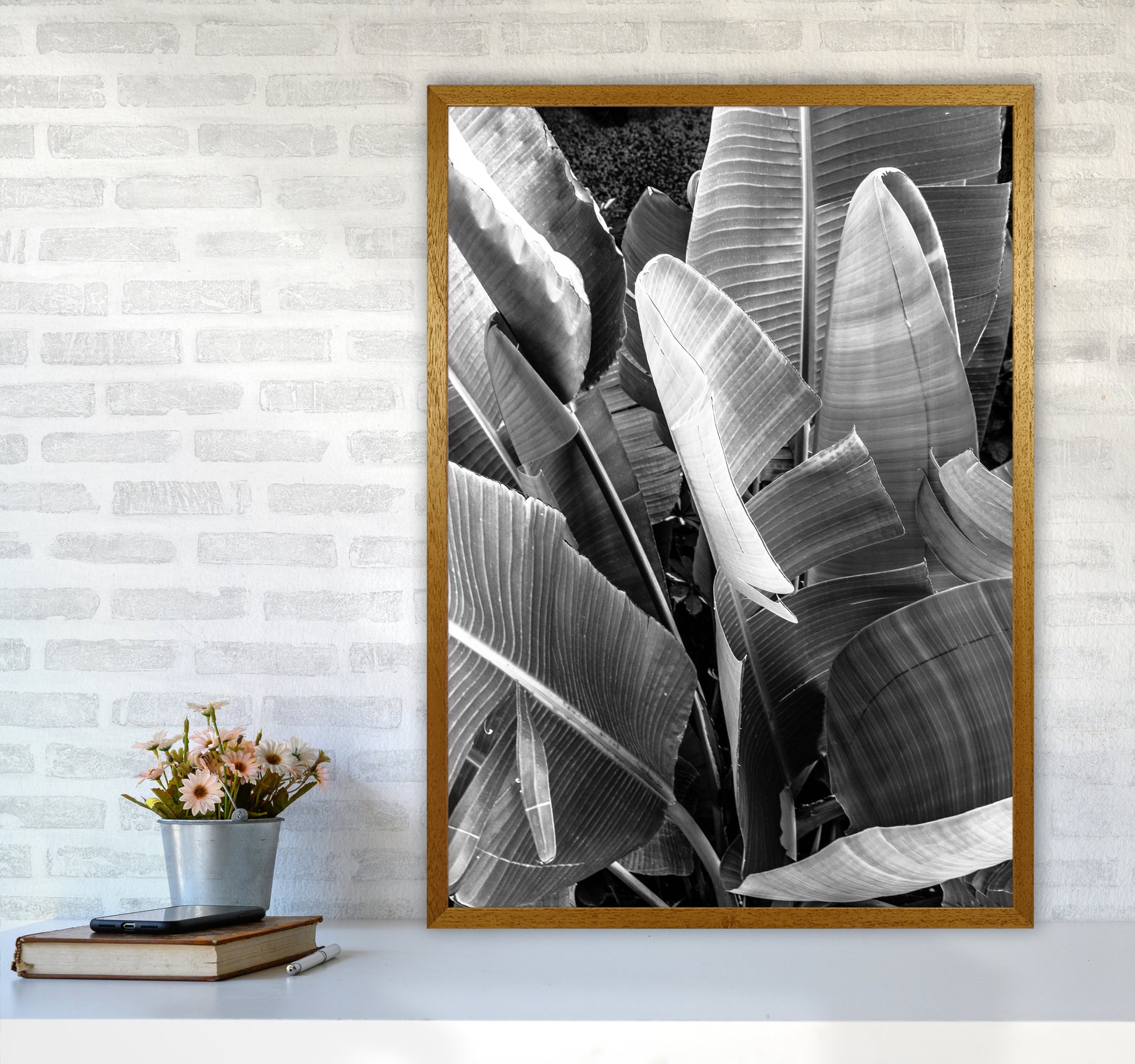 Palms Leafs Photography Print by Victoria Frost A1 Print Only