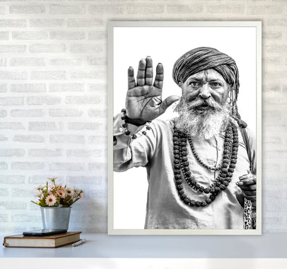 Portrait II Photography Print by Victoria Frost A1 Oak Frame