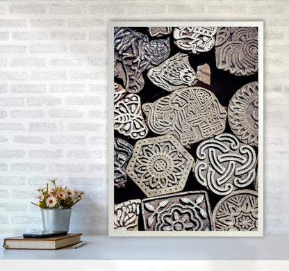 Elephant Photography Print by Victoria Frost A1 Oak Frame