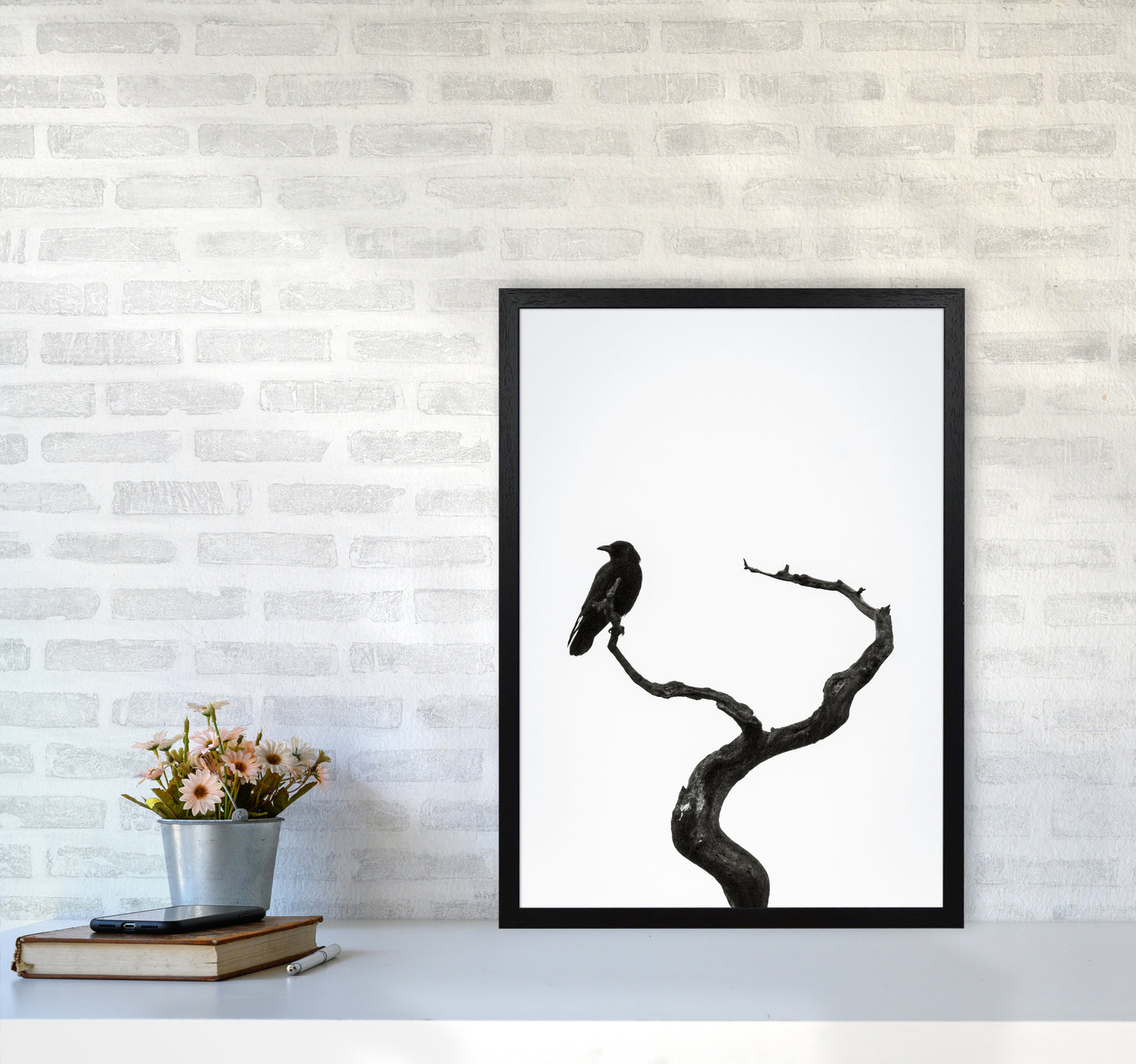 On the look out Photography Print by Victoria Frost A2 White Frame