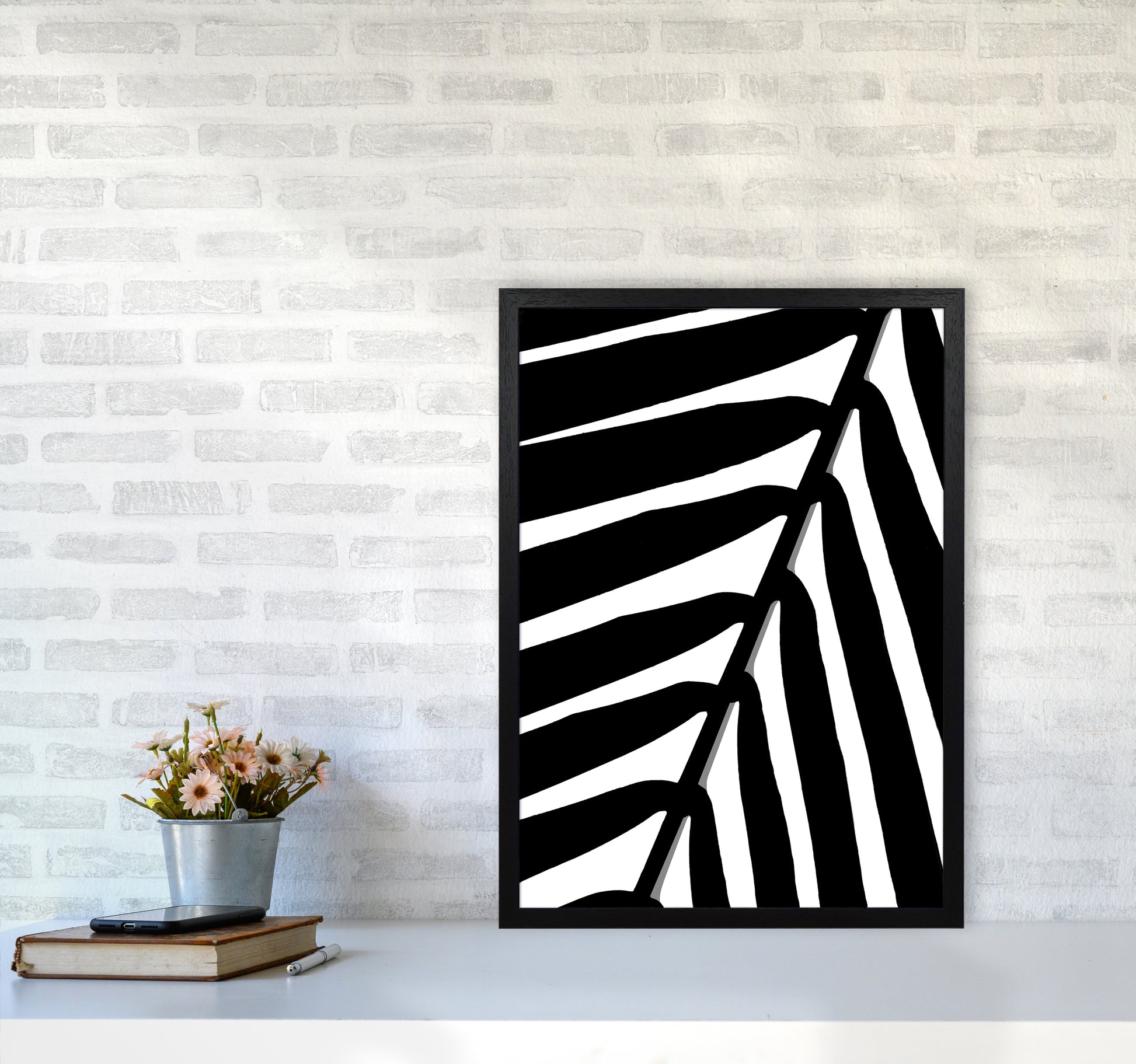 Botanical Shade Photography Print by Victoria Frost A2 White Frame