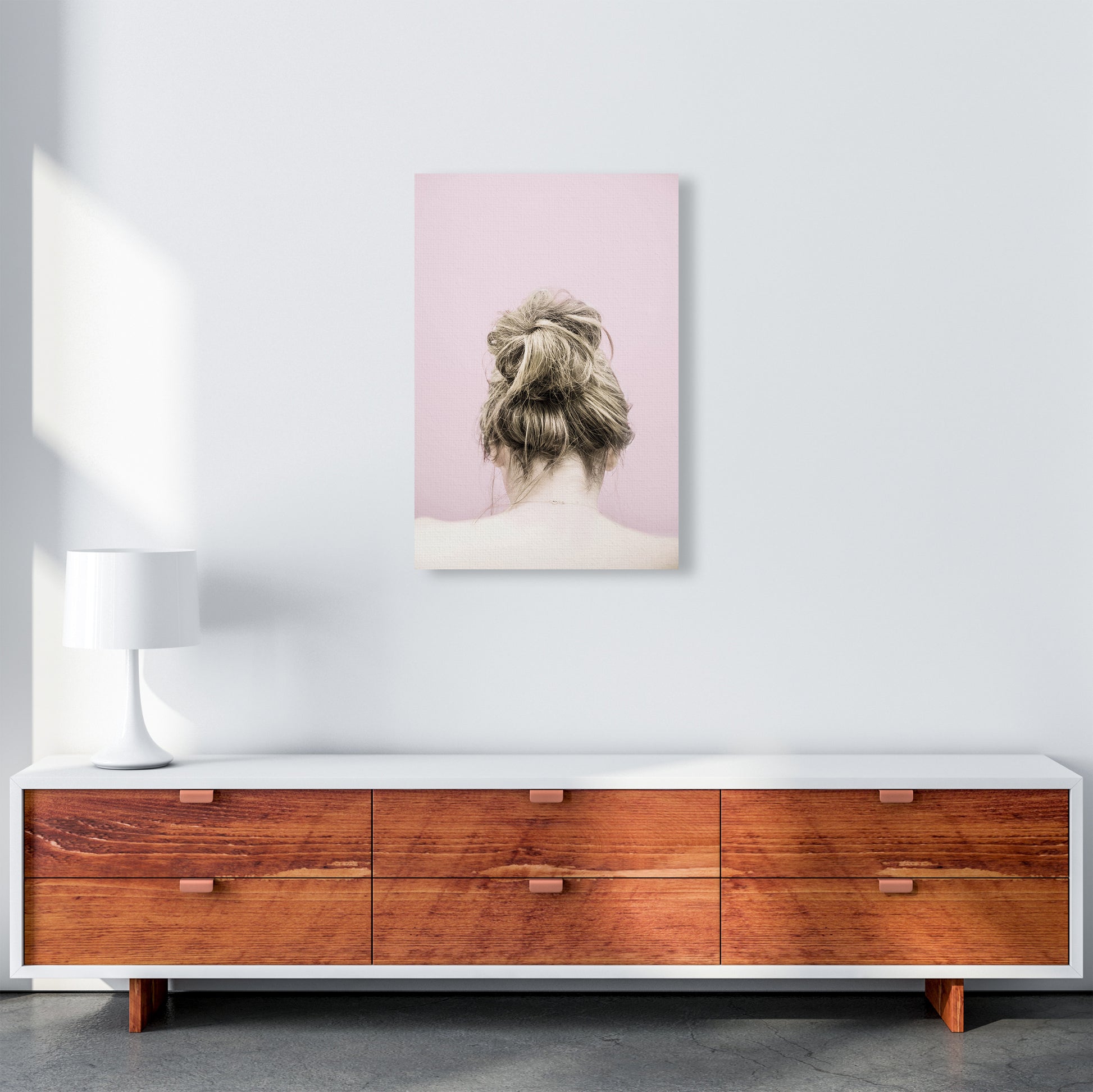 Pink Francesca Photography Print by Victoria Frost A2 Canvas