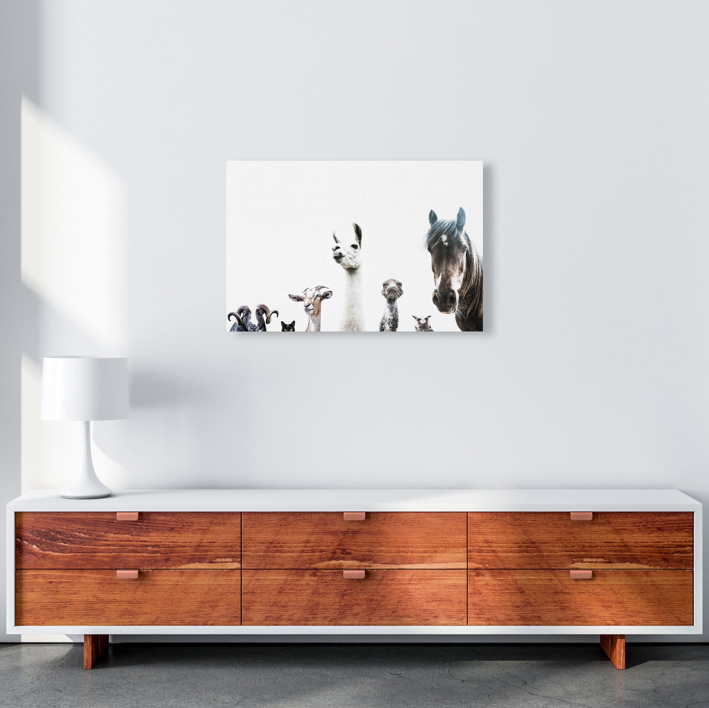 Animal Crew Photography Print by Victoria Frost A2 Canvas